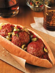Meatball Baguette Sandwiches