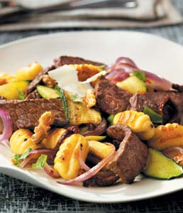 Beef Ranch Zucchini Stir Fry